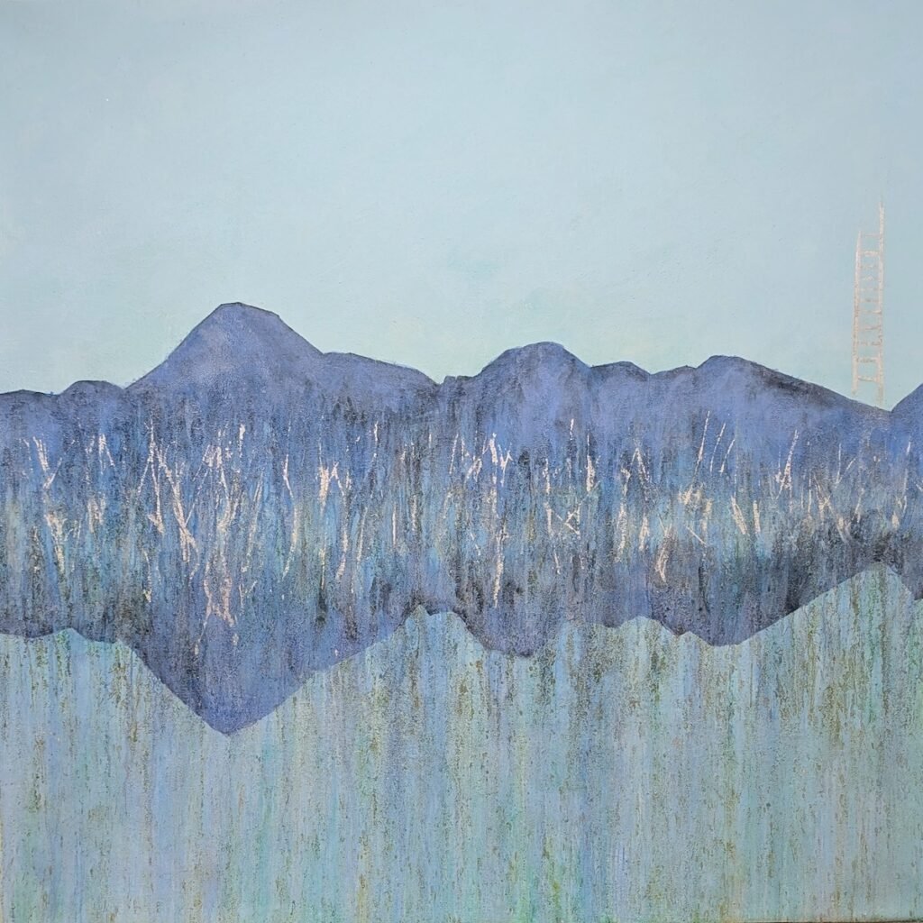 Sky High, 84 × 84 in